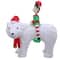 Haute Decor 31.5" Christmas Elf & Polar Bear Pre-Lit LED Yard Décor
